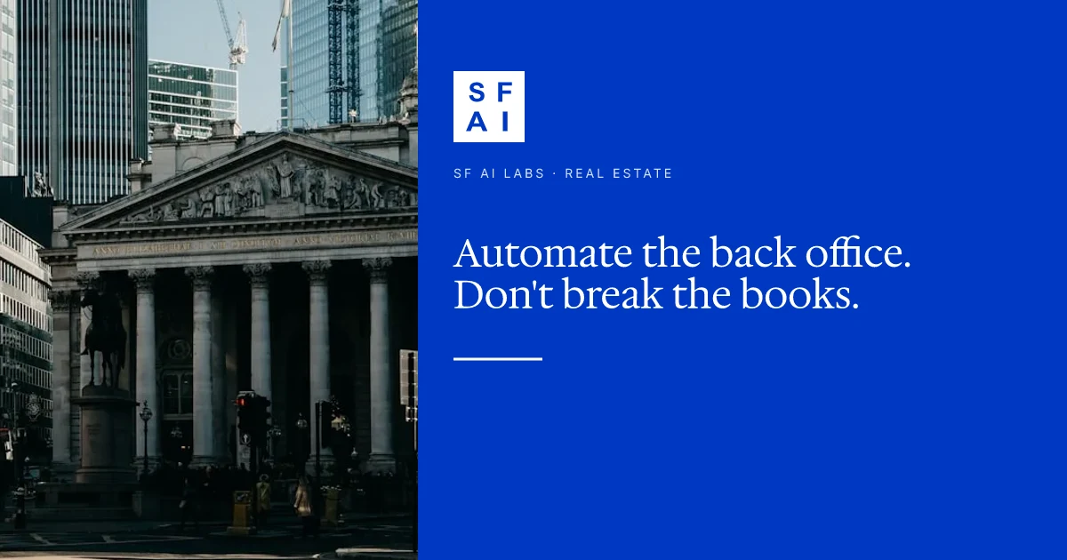 The 10 rules of automating a CRE back office without breaking the books