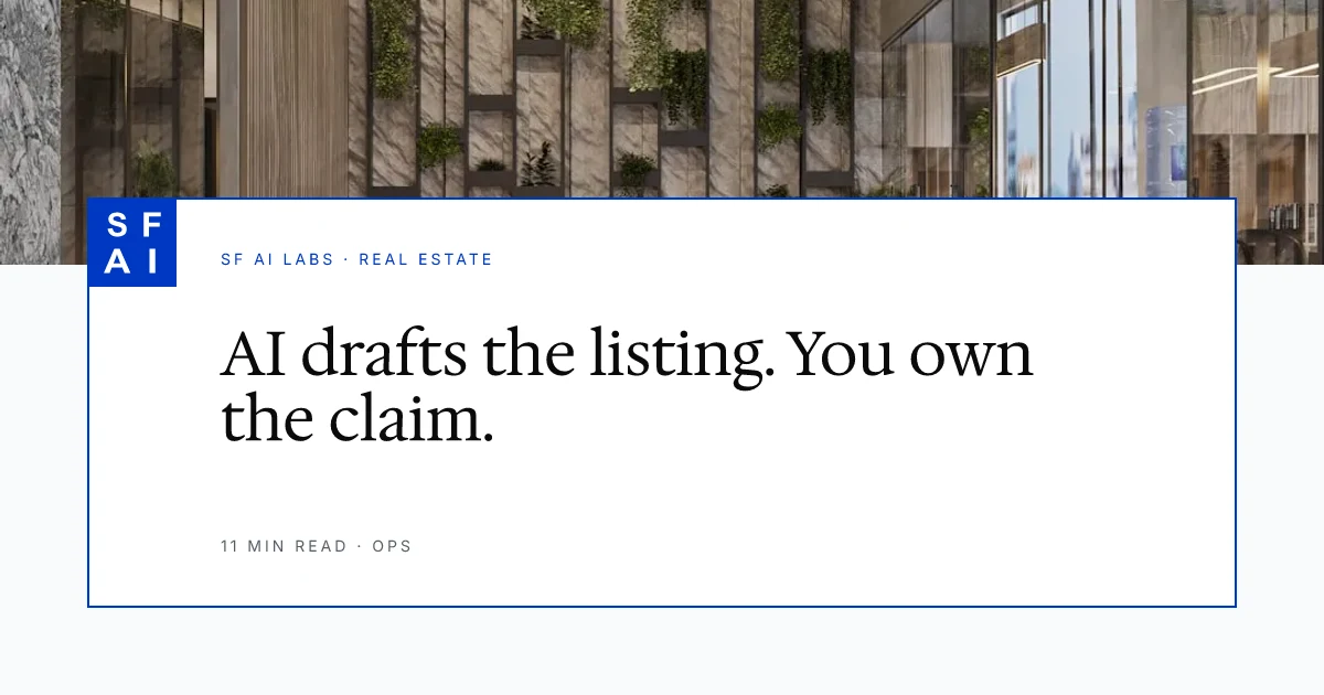 The 10 Rules of buying marketing AI for a small brokerage