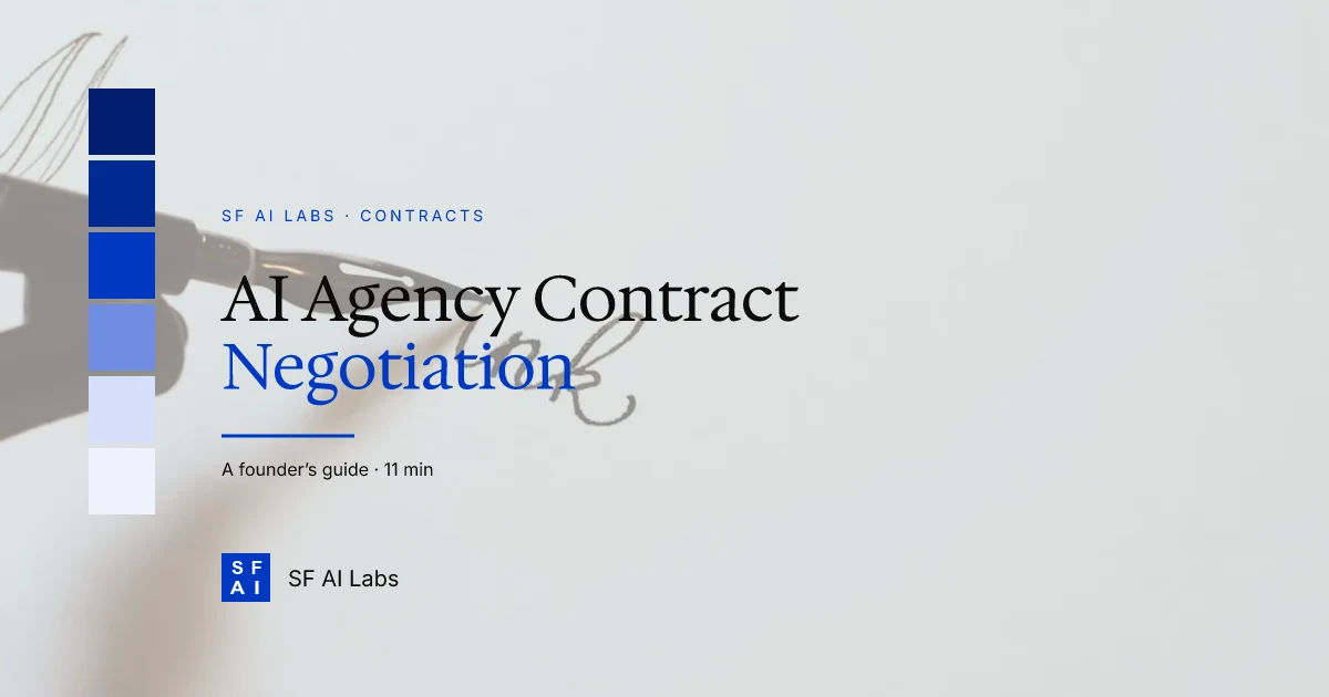 AI Agency Contract Negotiation: Key Terms to Include