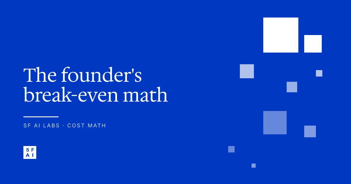 AI coding tools cost vs hiring a partner: math for founders