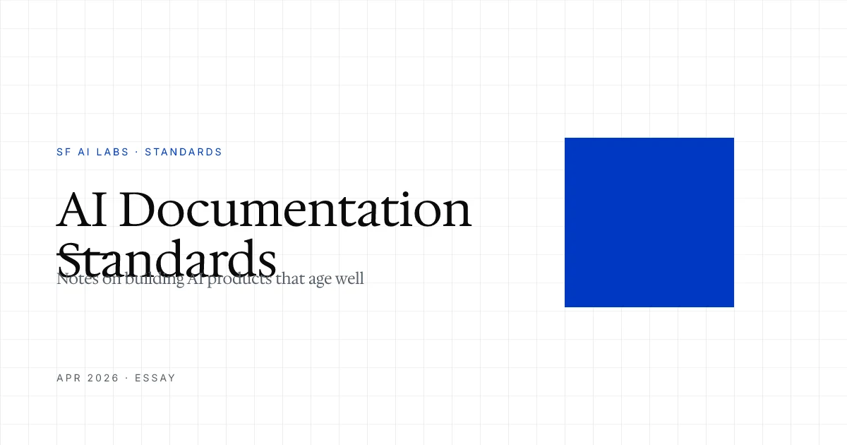 AI Development Documentation Standards