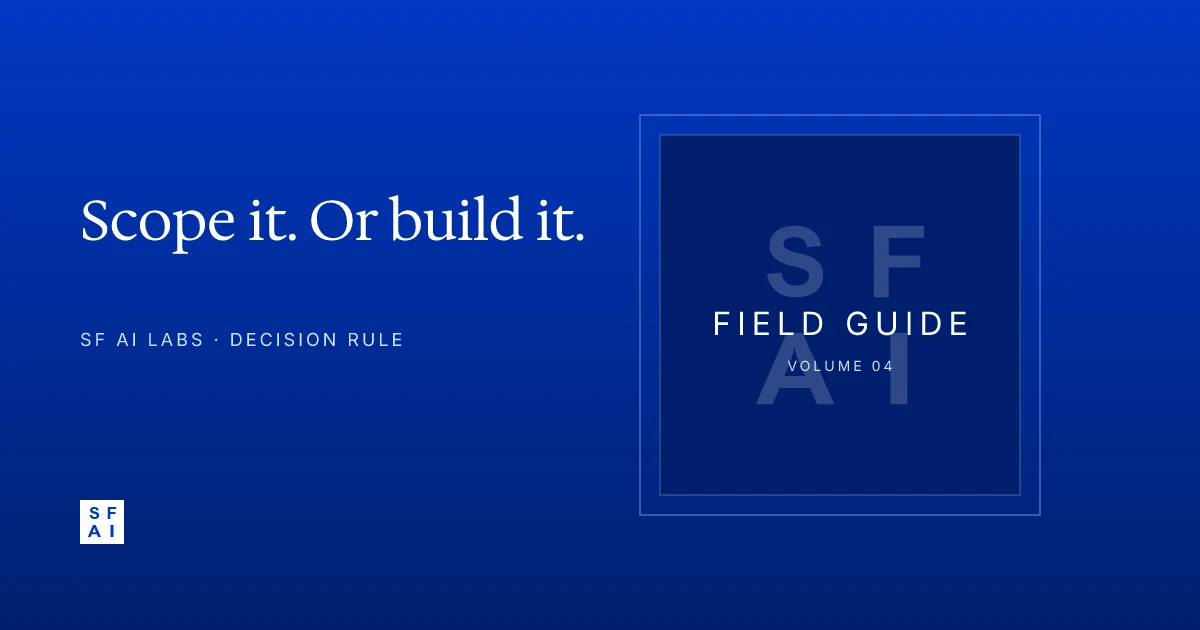 AI feature scoping vs full MVP build: when each is enough