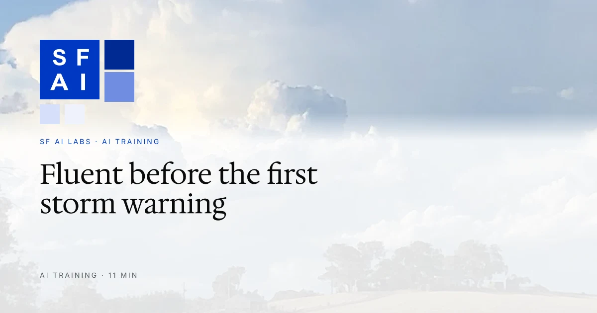 AI, Hurricanes, and Business Continuity: Training a Florida Team to Operate Through Storm Season