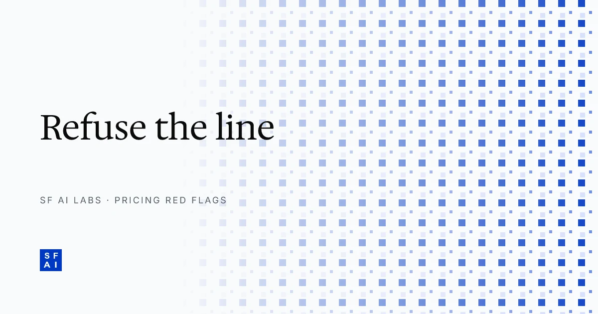AI MVP partner pricing red flags: 5 patterns to refuse