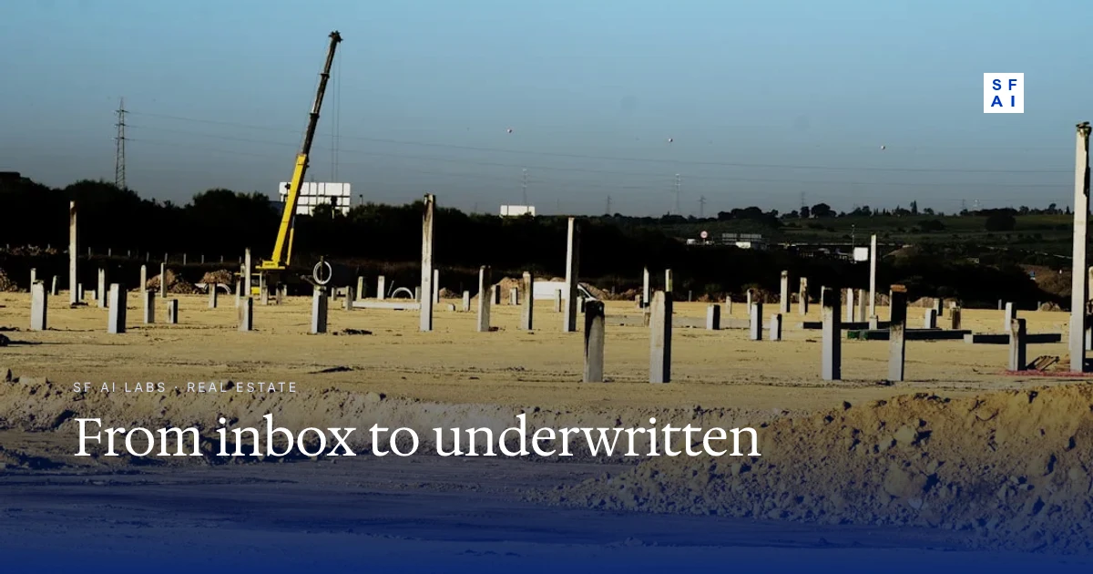 Anatomy of an AI-assisted underwriting workflow