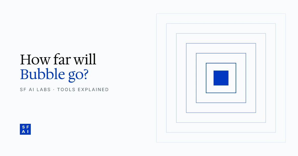 Bubble + AI: how far can no-code take you in 2026?
