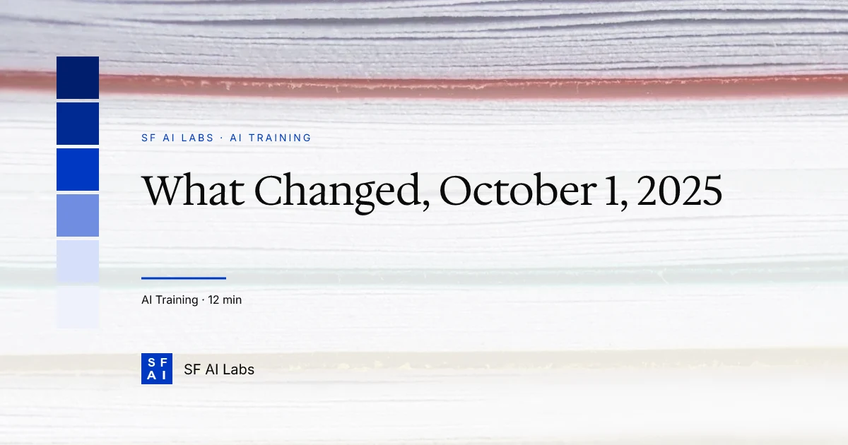 California's Automated-Decision Rules for Small Employers: What Changed on October 1, 2025