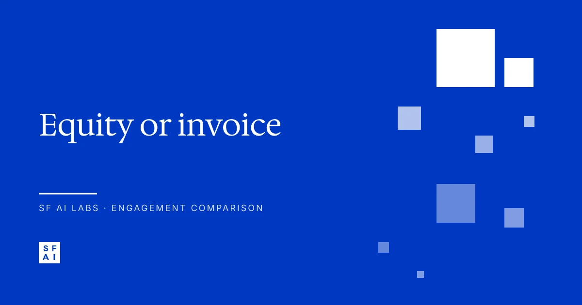 Co-founder-as-a-service vs idea-to-product service