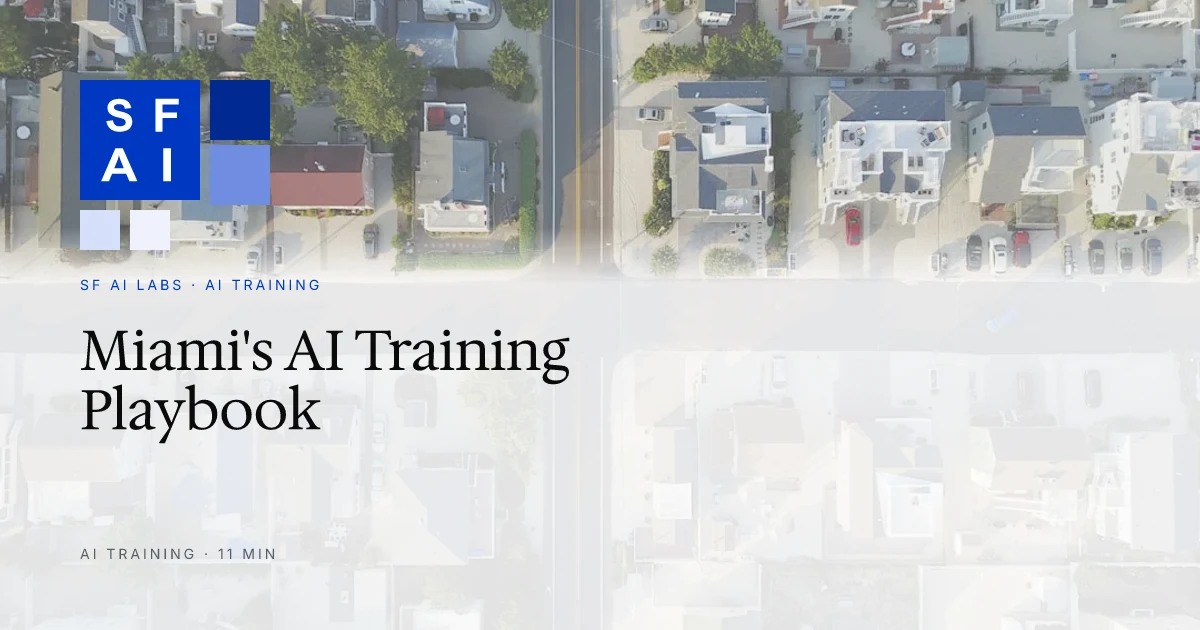 Corporate AI Training in Miami: What a Small Business Should Expect in 2026