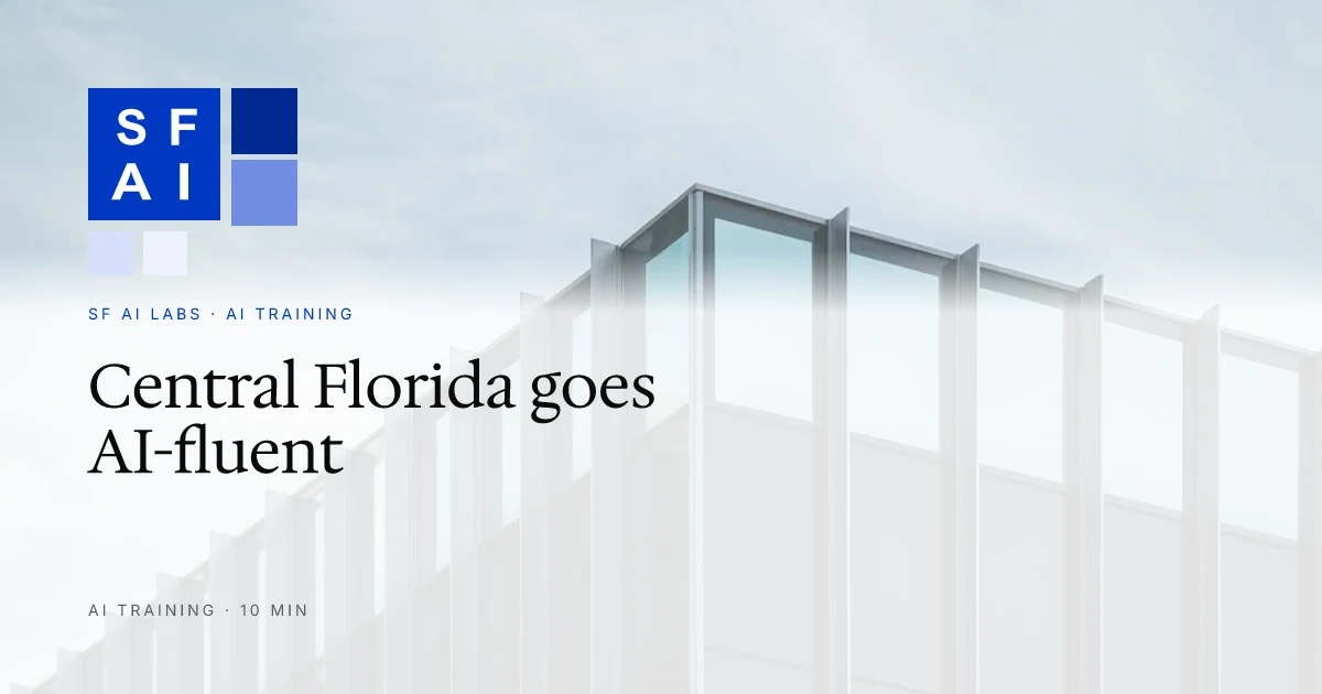 Corporate AI Training in Orlando: Options, Costs, and Funding for Small Businesses
