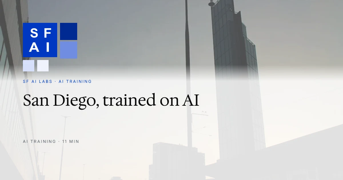 Corporate AI Training in San Diego: Options, Costs, and Funding for Small Businesses