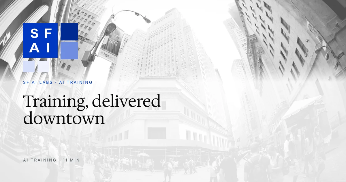 Corporate AI Training in San Francisco: What a Bay Area Small Business Should Expect in 2026