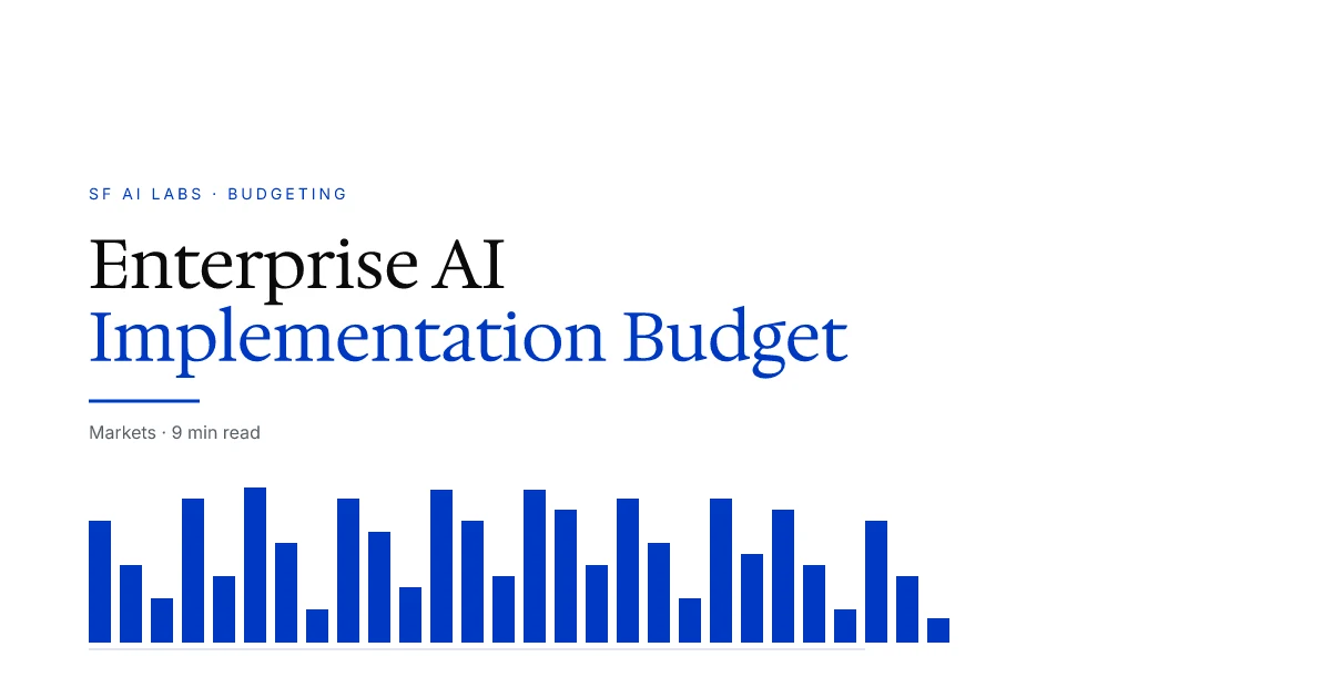 Enterprise AI Implementation Budget: Planning Guide