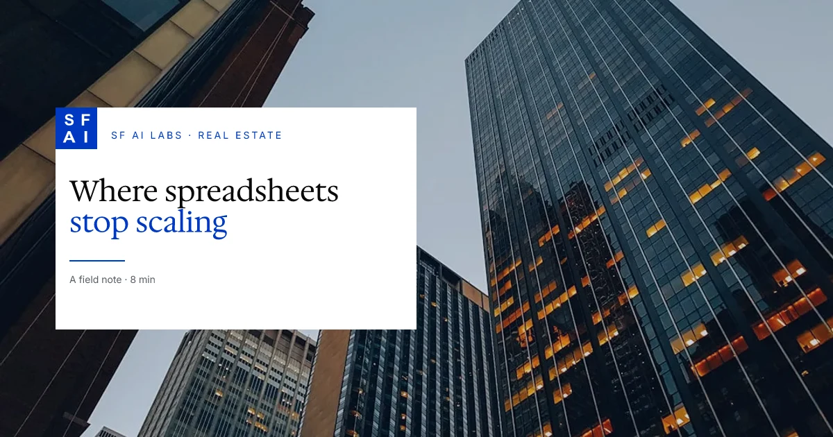Excel plus ChatGPT vs a custom underwriting copilot: where spreadsheets stop scaling