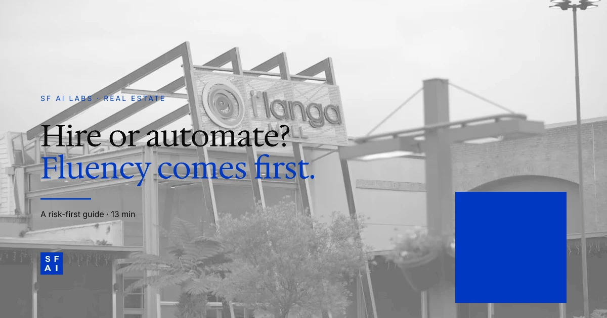 Hiring an AI-savvy analyst vs commissioning automation: which comes first?