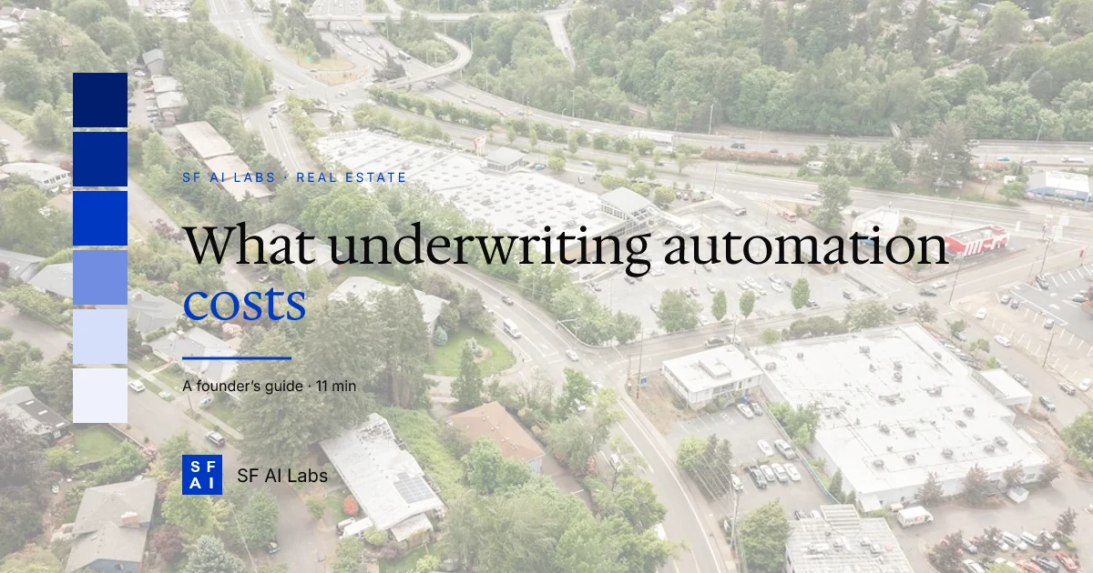 How much does custom underwriting automation cost?