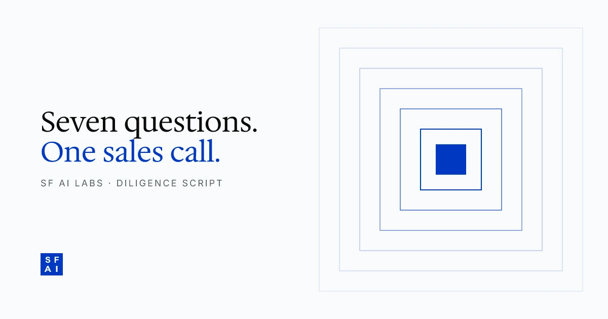 How to do due diligence on an AI MVP partner's prior work