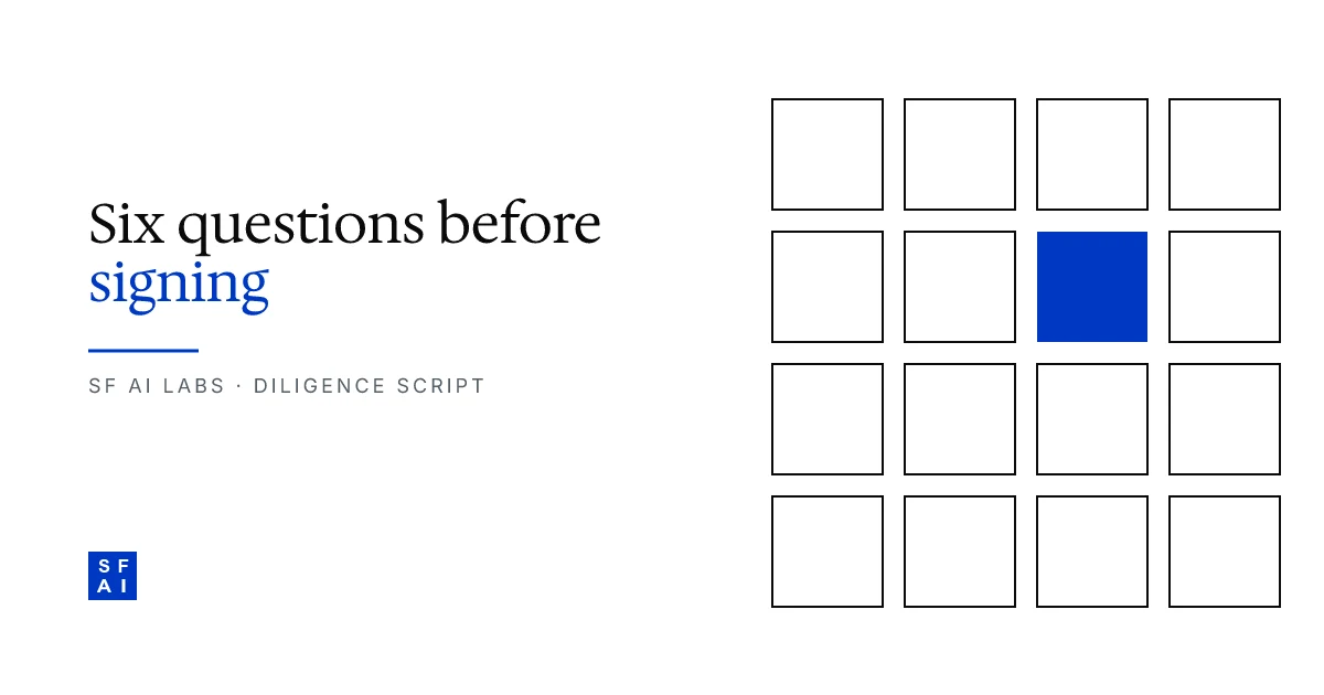 How to evaluate an AI vendor's eval discipline before signing