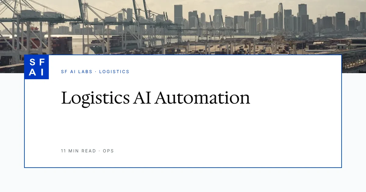 Logistics AI Automation Partners