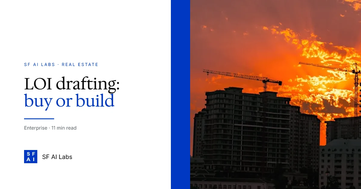 LOI drafting automation: off-the-shelf tools vs a custom template engine