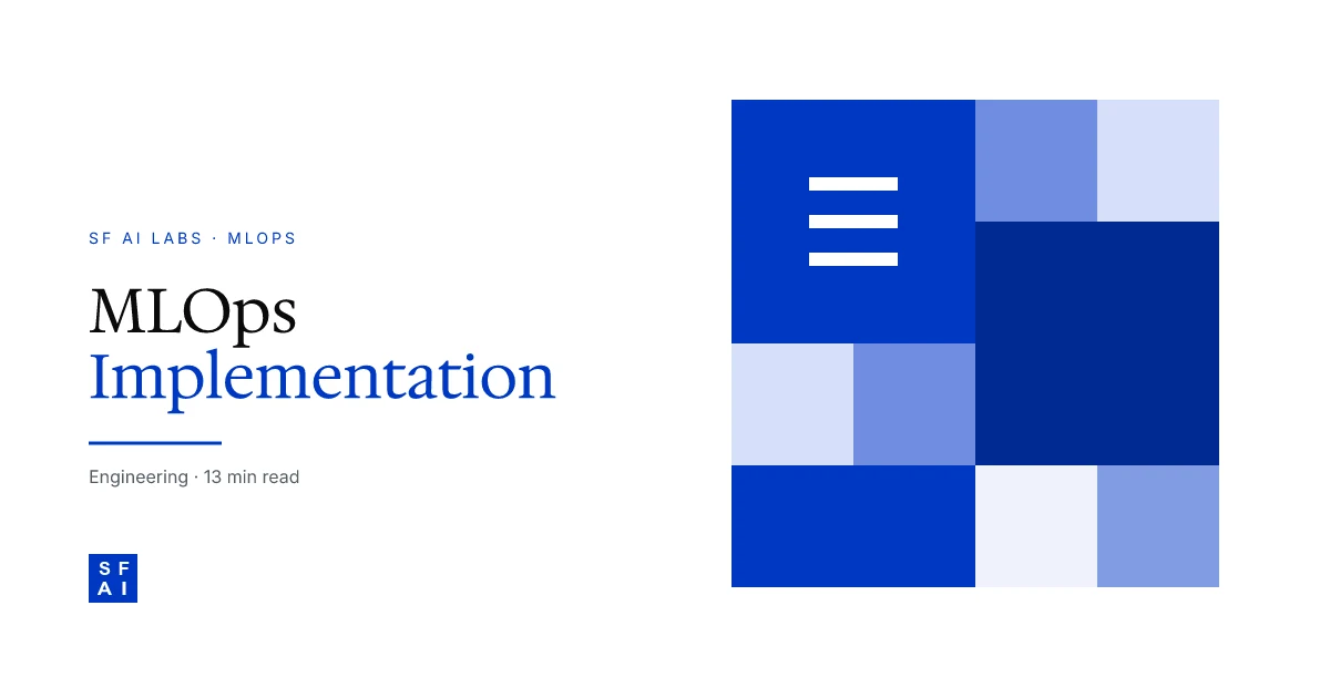 MLOps Implementation: Agency Infrastructure Services