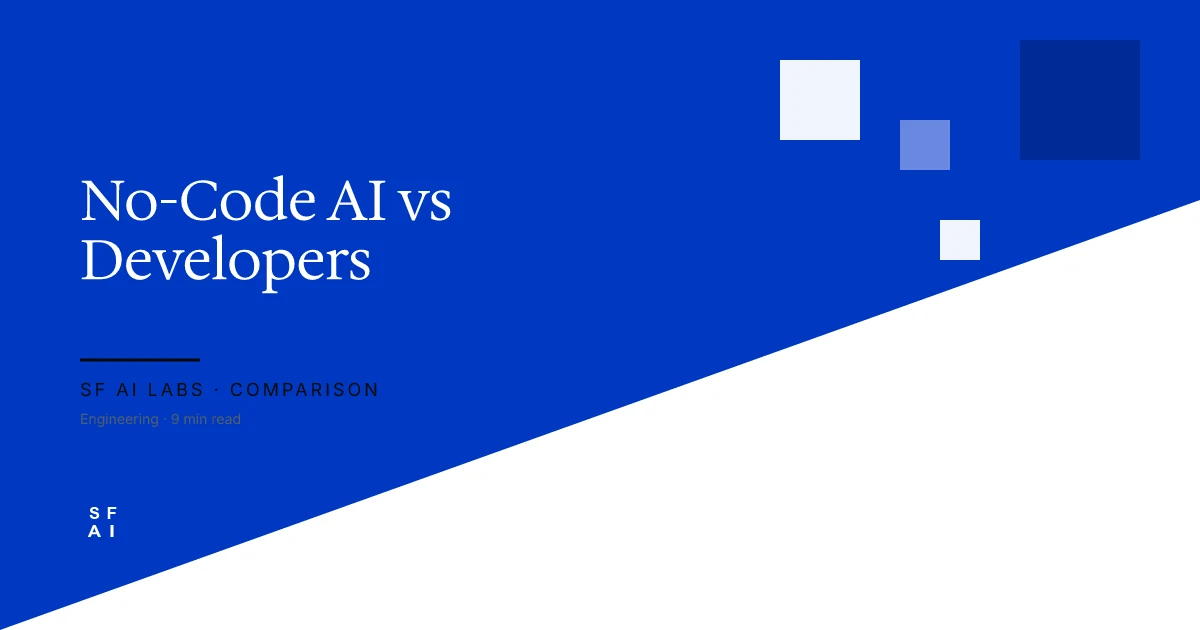 No-Code AI Tools vs Hiring AI Developers