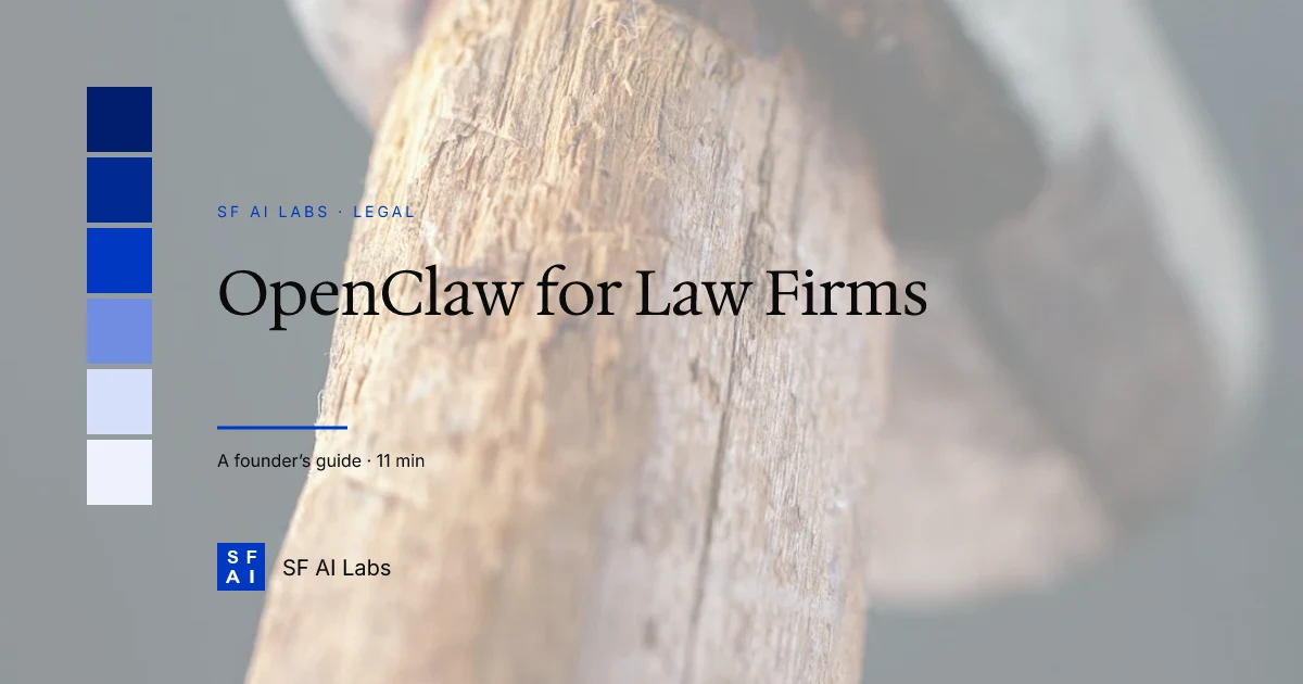 Openclaw for Law Firms: Automate Legal Research and Client Intake