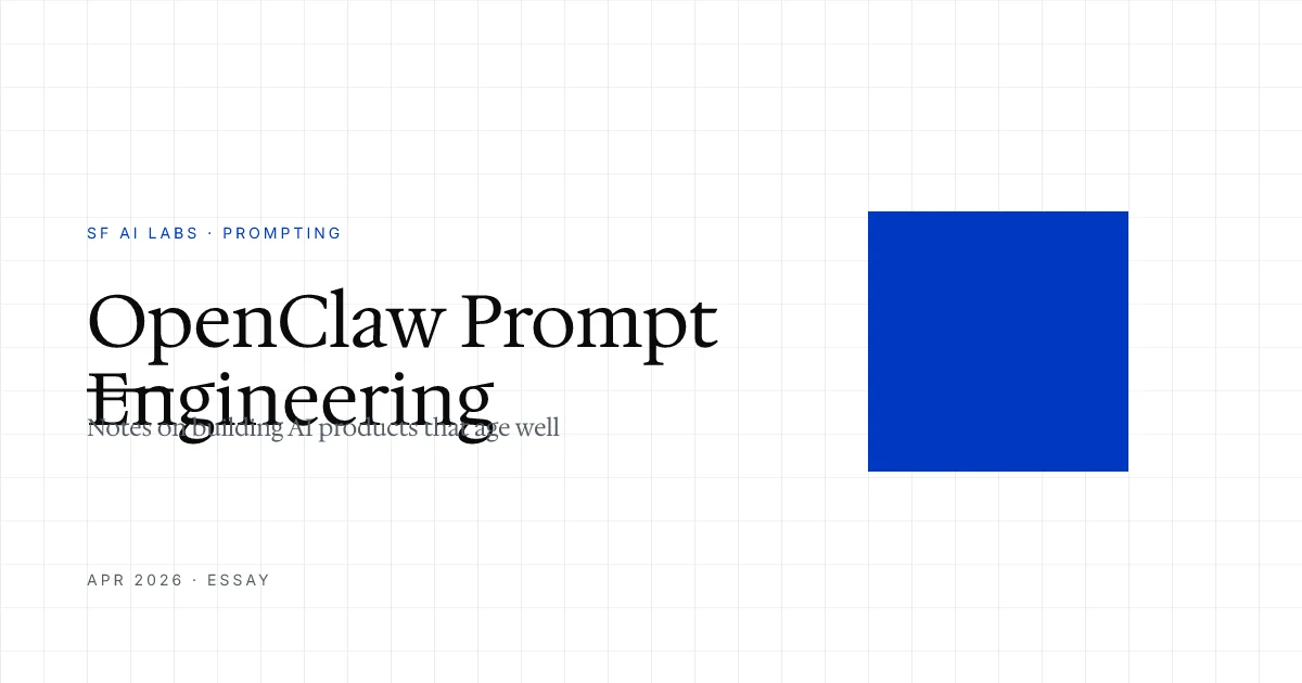 OpenClaw Prompt Engineering: Write Better Agent Instructions