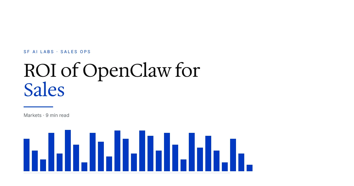 ROI of Deploying OpenClaw for Your Sales Team: A Numbers Guide