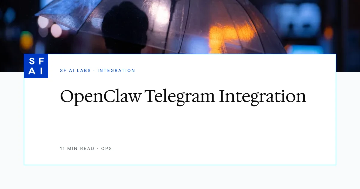 OpenClaw Telegram Integration: Drive Agents From Chat