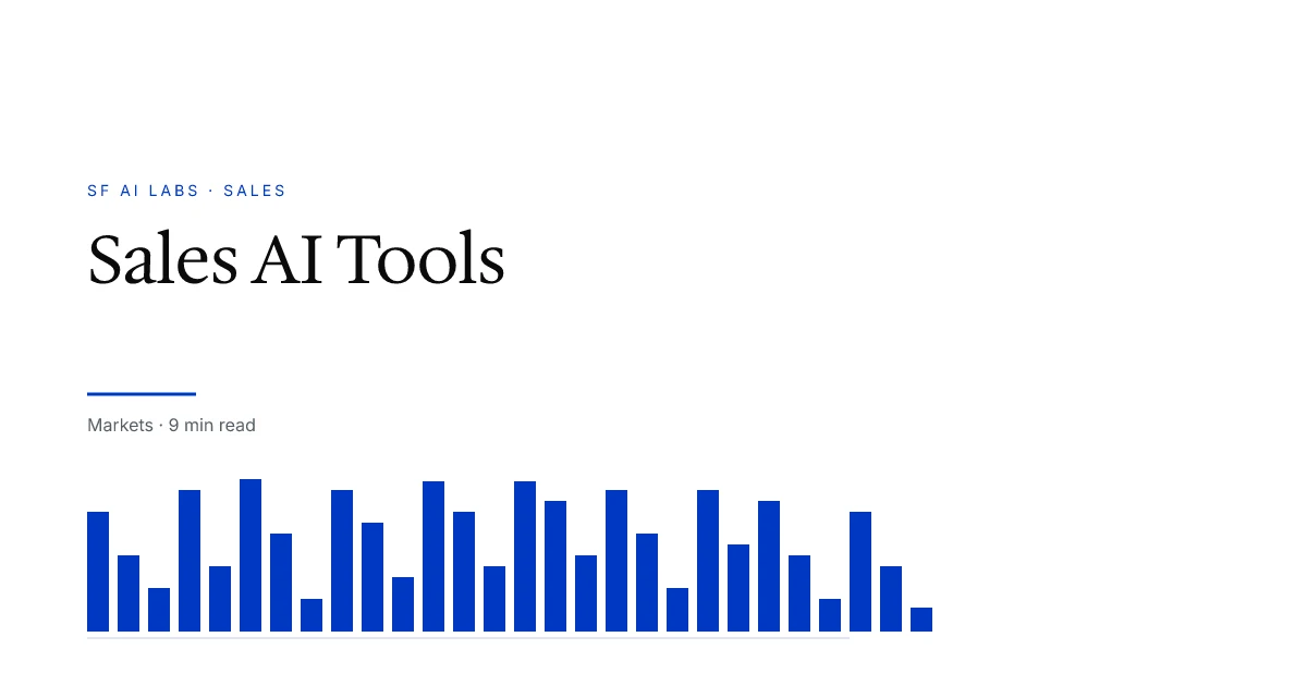 Sales AI Tools: Custom Development Services