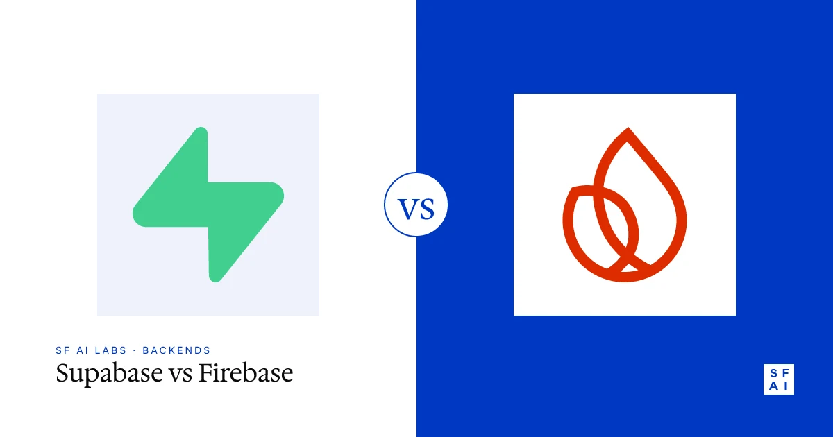 Supabase vs Firebase for AI Applications