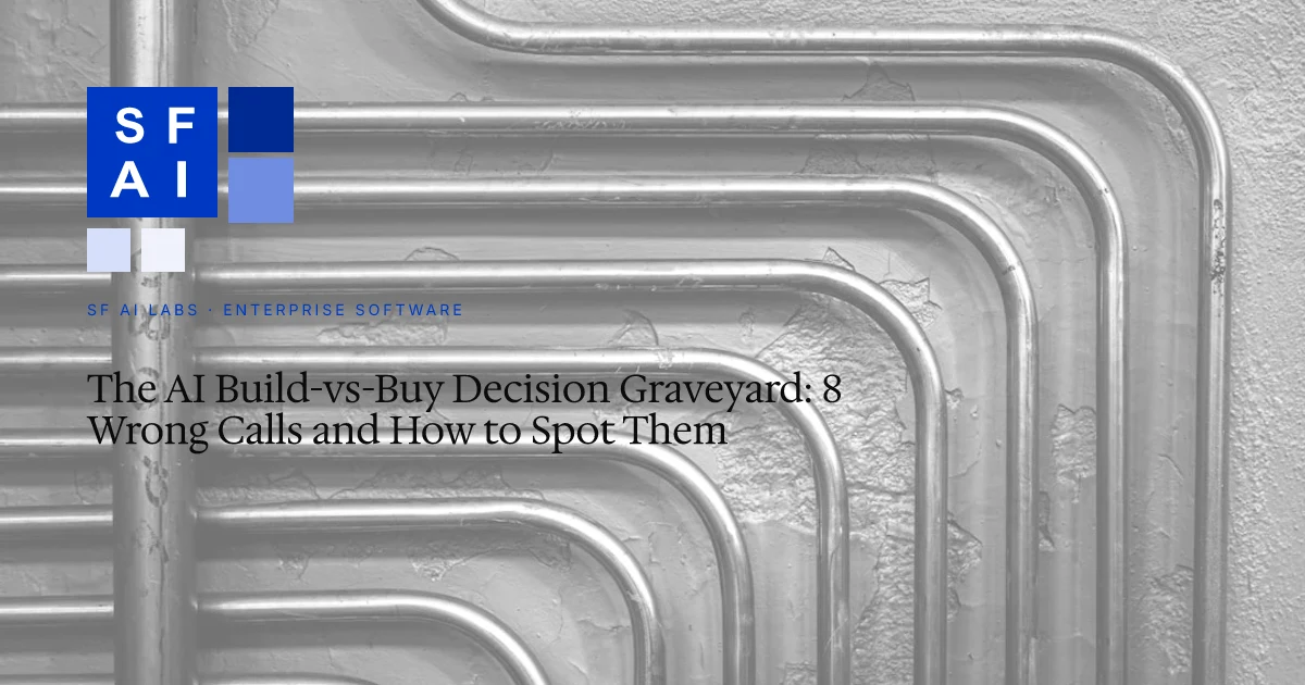 The AI Build-vs-Buy Decision Graveyard: 8 Wrong Calls and How to Spot Them