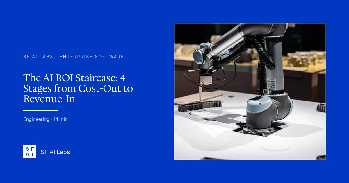 The AI ROI Staircase: 4 Stages from Cost-Out to Revenue-In