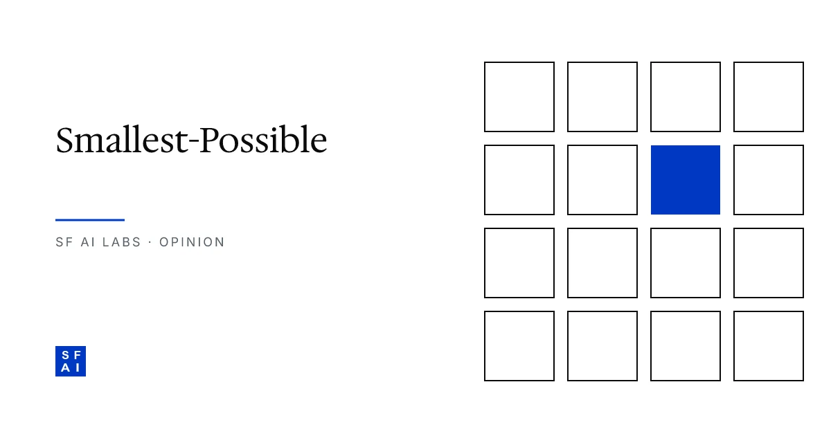 The case for the smallest-possible AI feature in your MVP