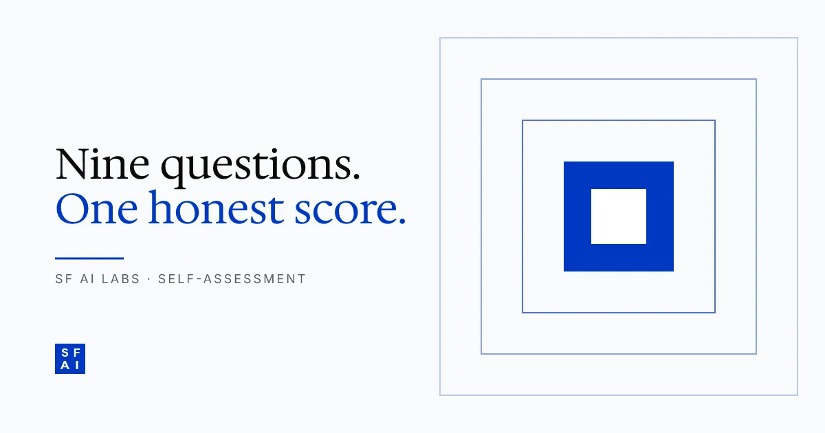 The DIY AI builder's self-assessment: 9 questions before you start