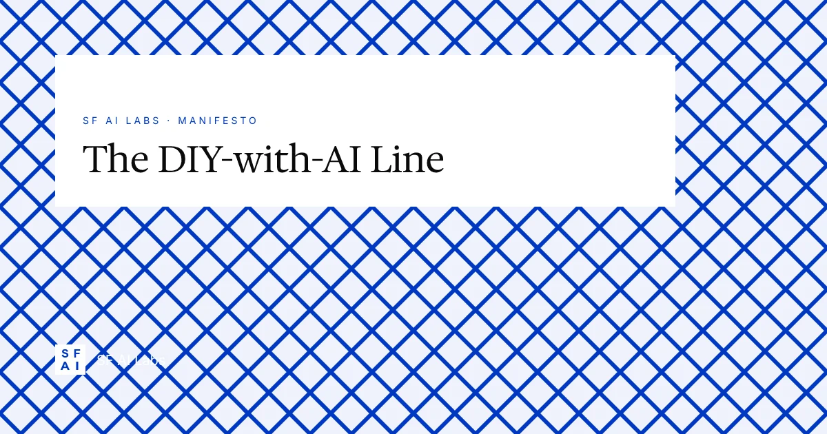 The DIY-with-AI Manifesto: when Cursor and Claude Code are enough (and when they're not)