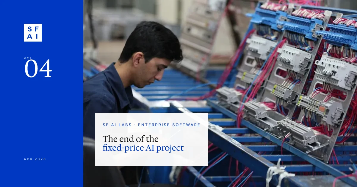 The end of the fixed-price AI project