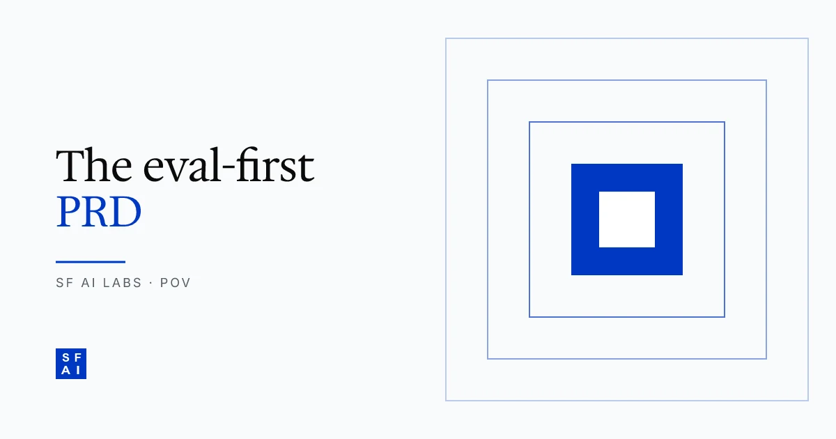 The eval-first PRD: why your spec should include test cases on day one