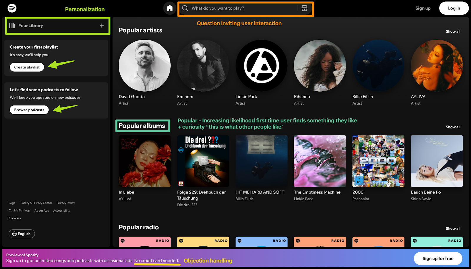 Spotify's personalized music preferences create unique user profiles